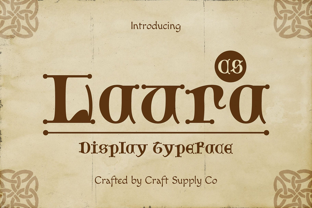 CS Laura – Gothic Uncial Font, a Sans Serif Font by Craft Supply Co. (Photo 1 of 8)