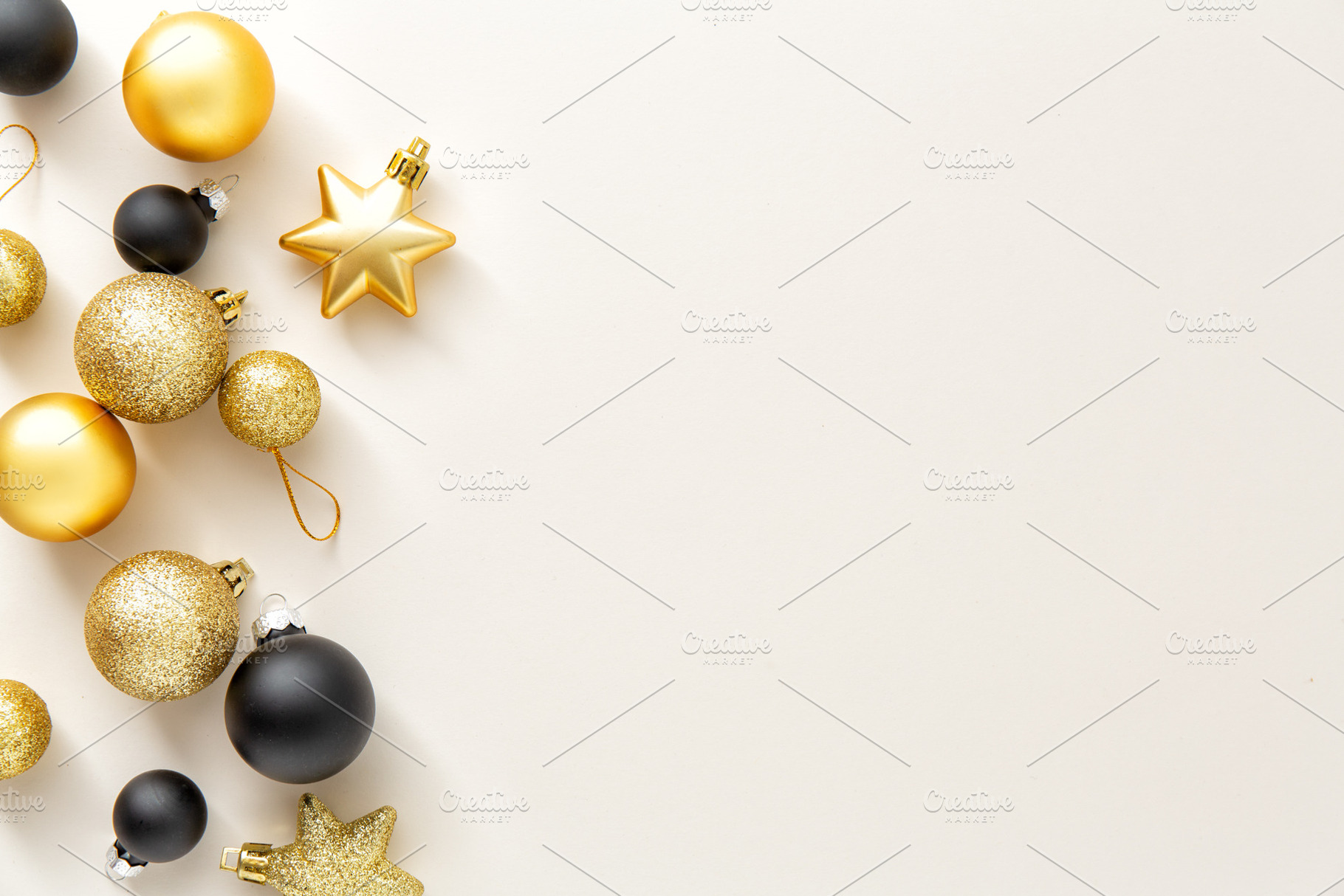 Minimalistic christmas flat lay back containing christmas, flat, and lay, a Holiday Photo by Valeria Art