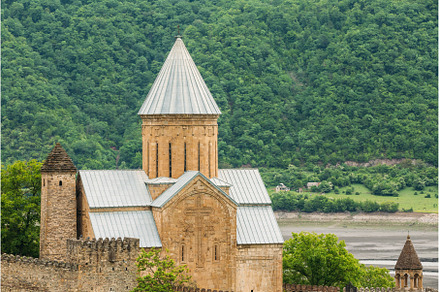 Church In Castle Complex Ananuri In, an Architecture Photo by Our Amazing World