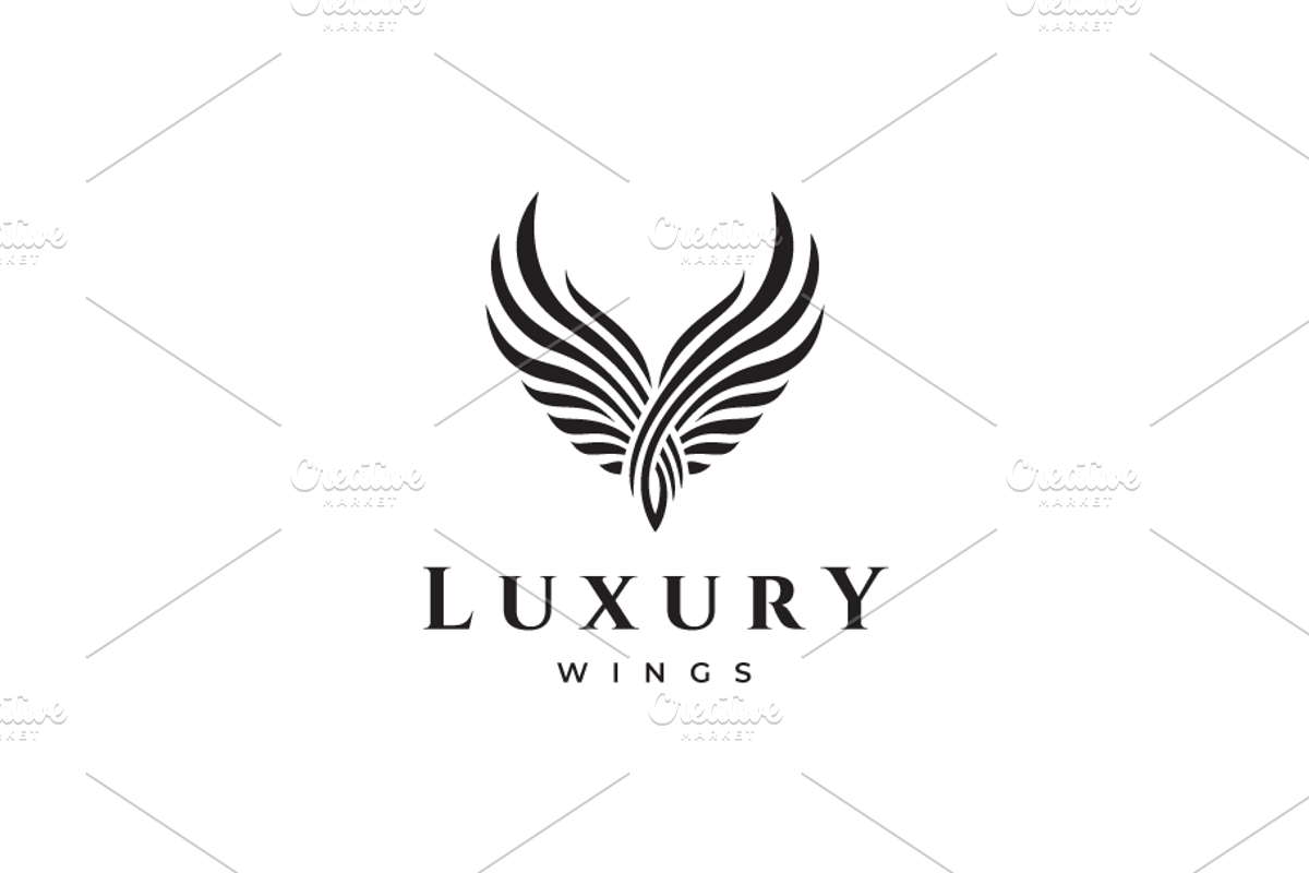 Luxury Golden Wings Logo Template, a Branding & Logo Template by yopie (Photo 3 of 3)