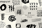 Inky Abstract Photoshop Brushes, a Brush Add-On by Sweet Fig (Thumbnail 3 of 10)