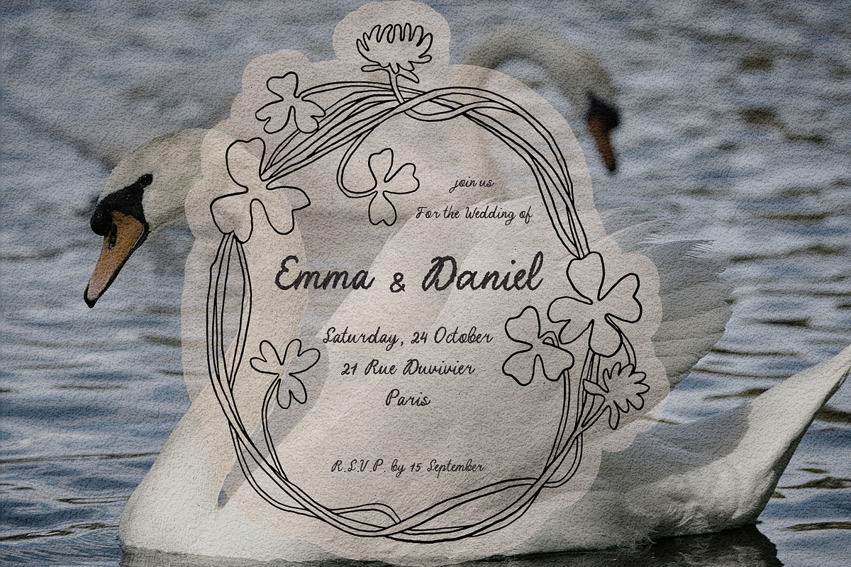 The Quiet Season Vintage Script Font, a Handwritten Font by Cute Atelier (Photo 8 of 9)