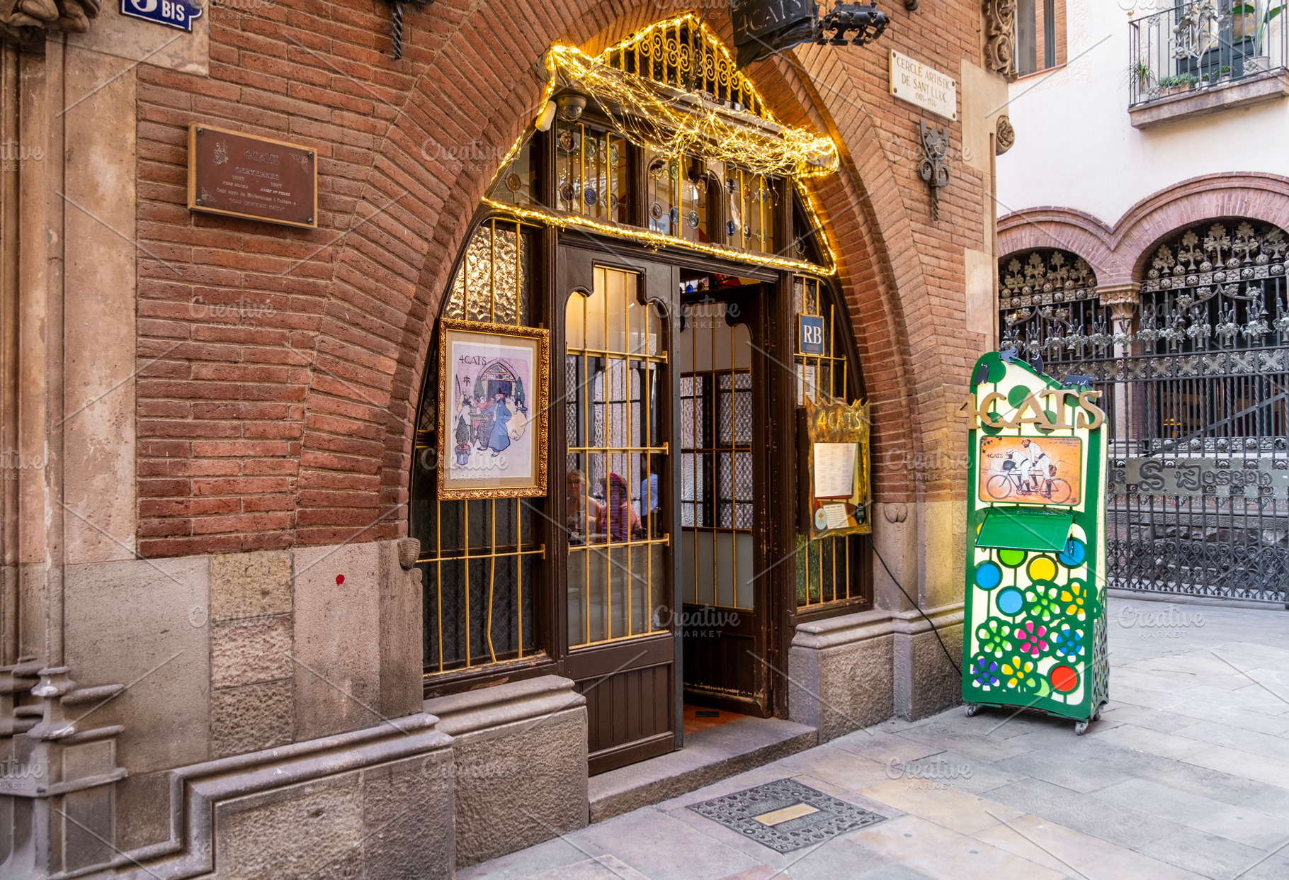 Quatre Gats cafe in Barcelona, an Architecture Photo by BOOCYS