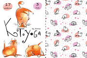 KotoYoga - patterns and prints, an Animal Illustration by Zooza Art (Thumbnail 1 of 6)