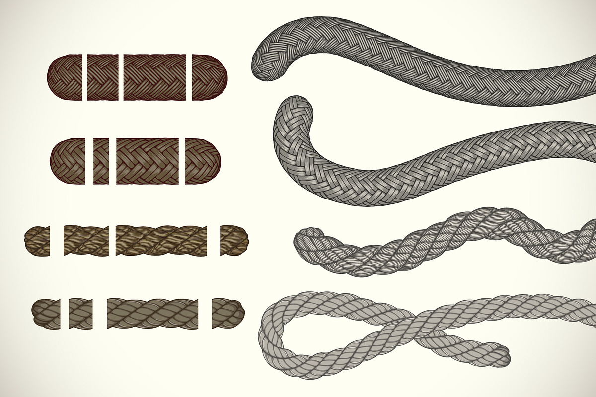 Realistic rope brushes #01 preview 2