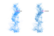 Smoky shapes on white background, an Illustration by Julvil (Thumbnail 2 of 6)