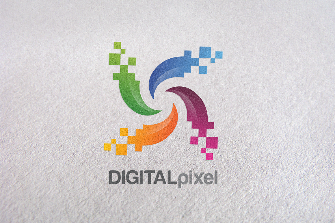 Abstract, Pixel Art, Infinity, Tech, a Branding & Logo Template by ...