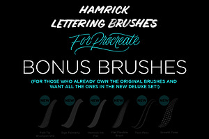 Lettering Procreate Bonus Brushes