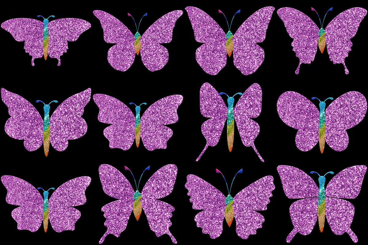 Glitter Butterfly Clipart Png, an Animal Illustration by Forhadx5 (Photo 7 of 8)