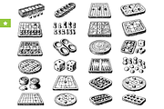 Vintage Board Games Collection, an Object Graphic by RT Studio (Thumbnail 1 of 4)