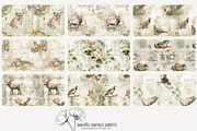 70 vintage woodlands repeat pattern, a Pattern Graphic by Poppy Lane Studio (Thumbnail 2 of 10)