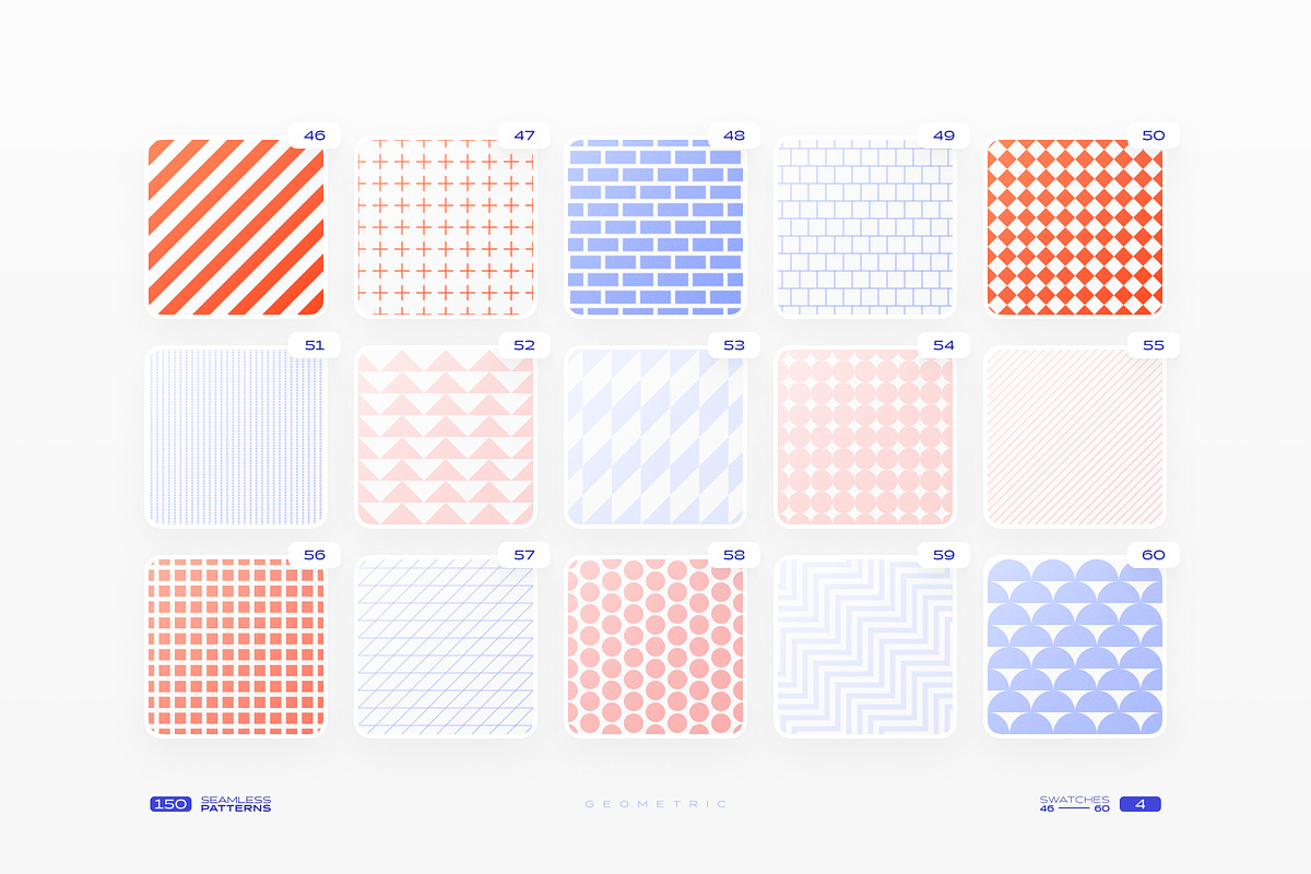150 Geometric Seamless Patterns Set, a Pattern Graphic by Samolevsky (Photo 7 of 20)