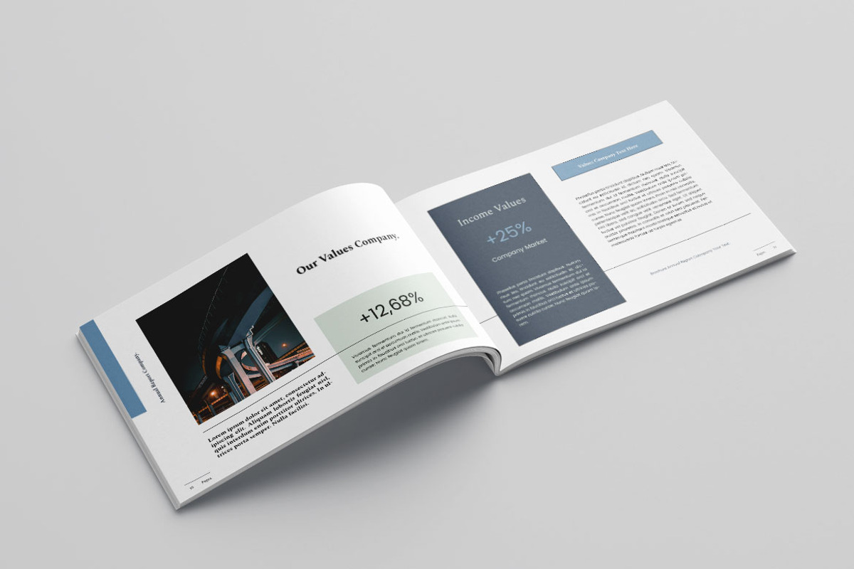 Annual Report Vol.51, a Brochure Template by Bewalrus Studio (Photo 5 of 11)