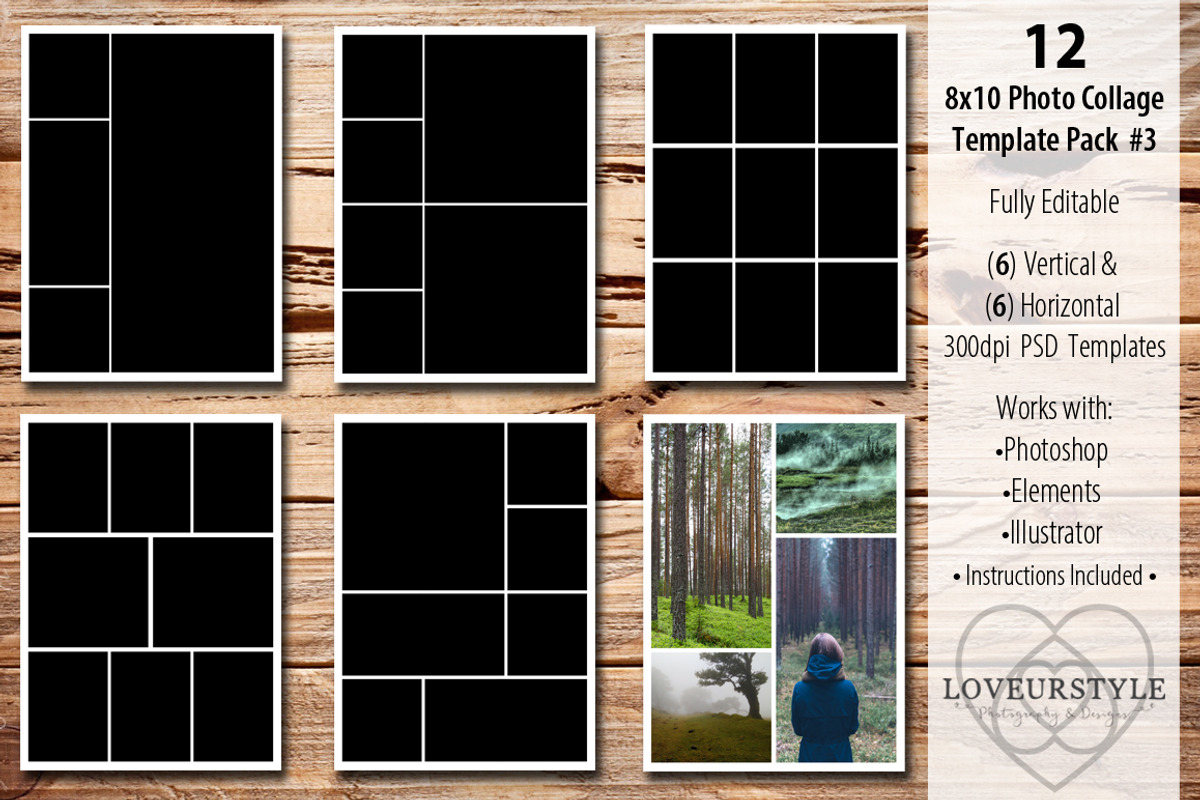 SALE Massive Photo Template Bundle, a Design Template by Loveurstyle Designs (Photo 27 of 39)