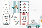 Little racers. Watercolor collection, an Animal Illustration by AfonshinaArt (Thumbnail 8 of 14)
