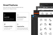 Animated Business Icon Set, an Outline Icon by Vectors Market (Thumbnail 4 of 8)