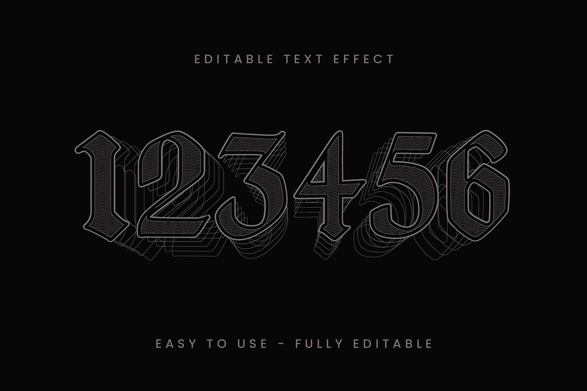 Gothic Blackletter Text Effect preview 2