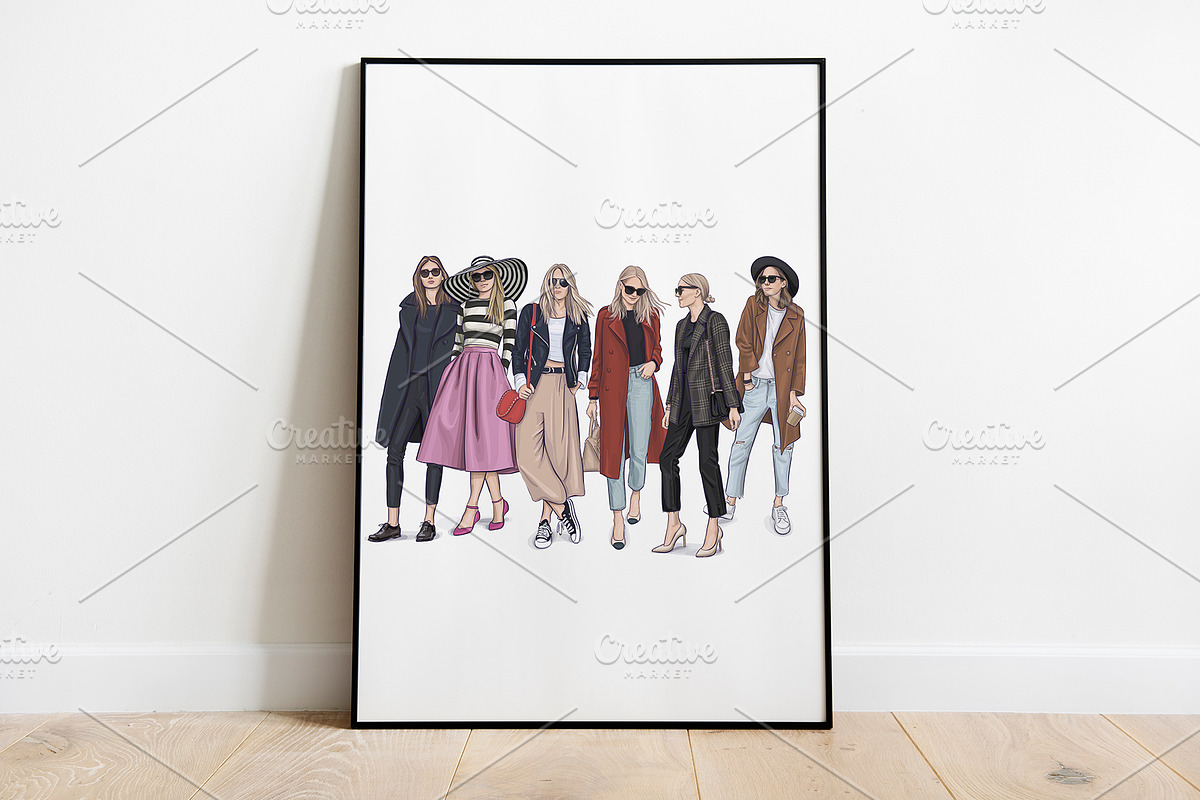 Fashion VECTOR illustrations, a Person Illustration by Natalka Dmitrova art (Photo 4 of 12)