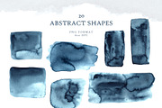 INDIGO. Abstract Watercolor, a Background Graphic by Liliia Polos Illustration (Thumbnail 7 of 9)