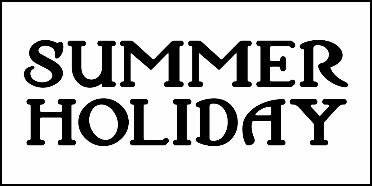 Summer Holiday JNL, a Serif Font by Jeff Levine Fonts (Photo 2 of 5)