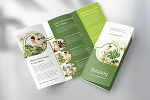 Plant Shop Trifold Brochure Template, a Brochure Template by WheelieMonkey