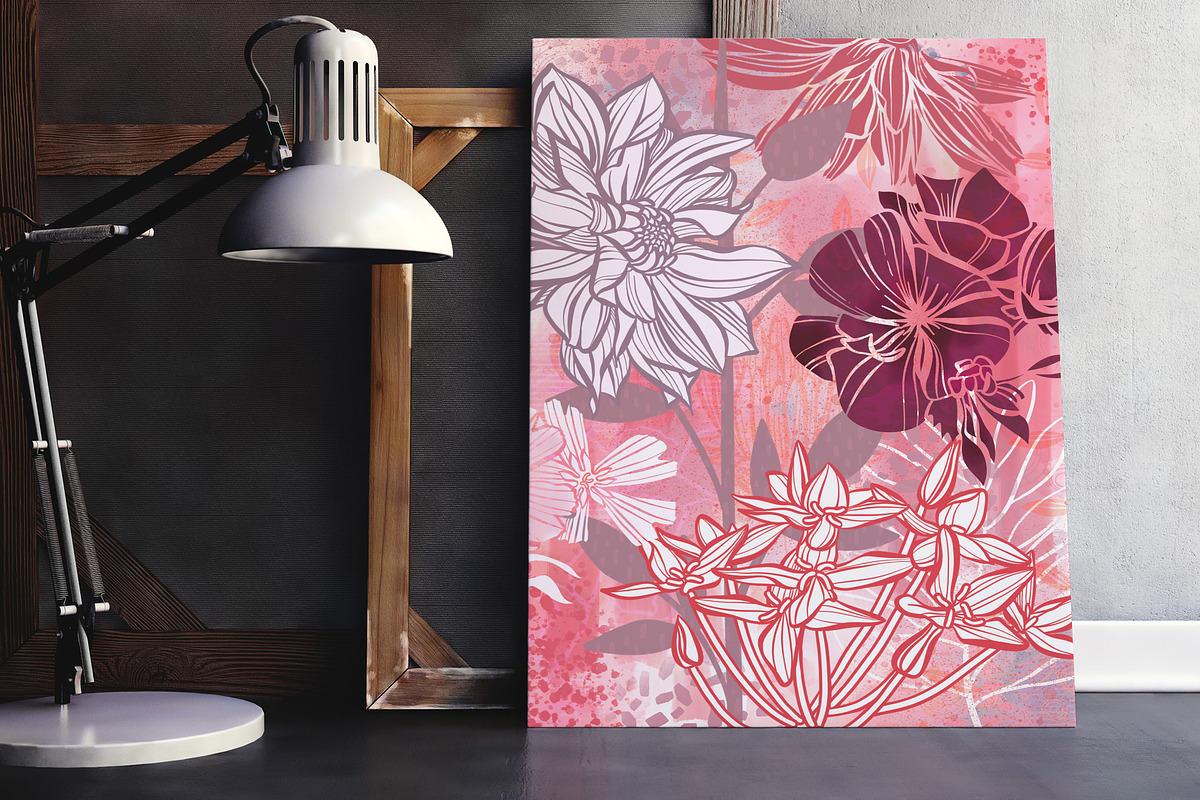 Floral Procreate Stamp Brushes 9, a Brushes & More by DeloresArt (Photo 7 of 8)