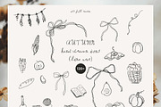 AUTUMN Hand-Drawn Line Art Icons, a Decorative Illustration by Lana Elanor (Thumbnail 7 of 9)