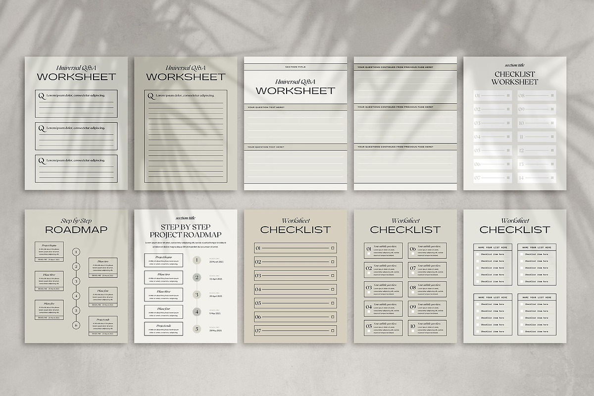 Aesthetic Ebook Template CANVA, a Magazine Template by Studio Loire (Photo 10 of 17)
