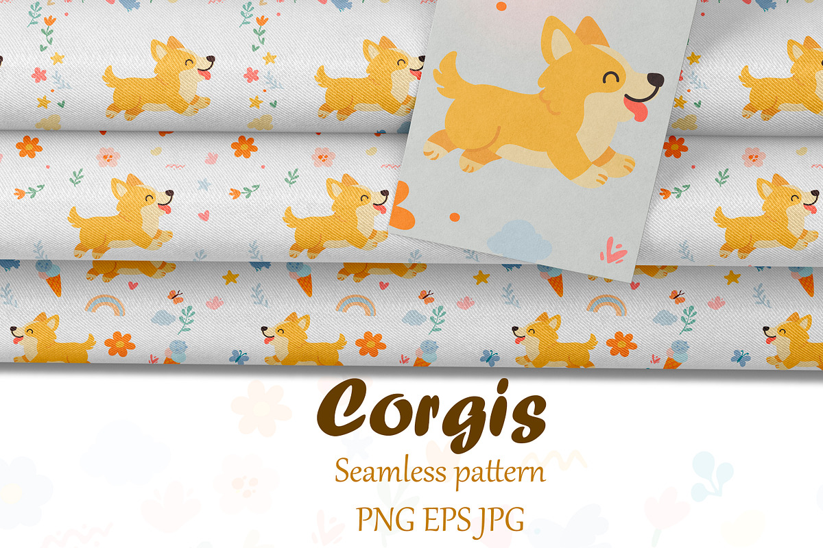 Funny  corgis, an Illustration by EshaStudio (Photo 2 of 4)