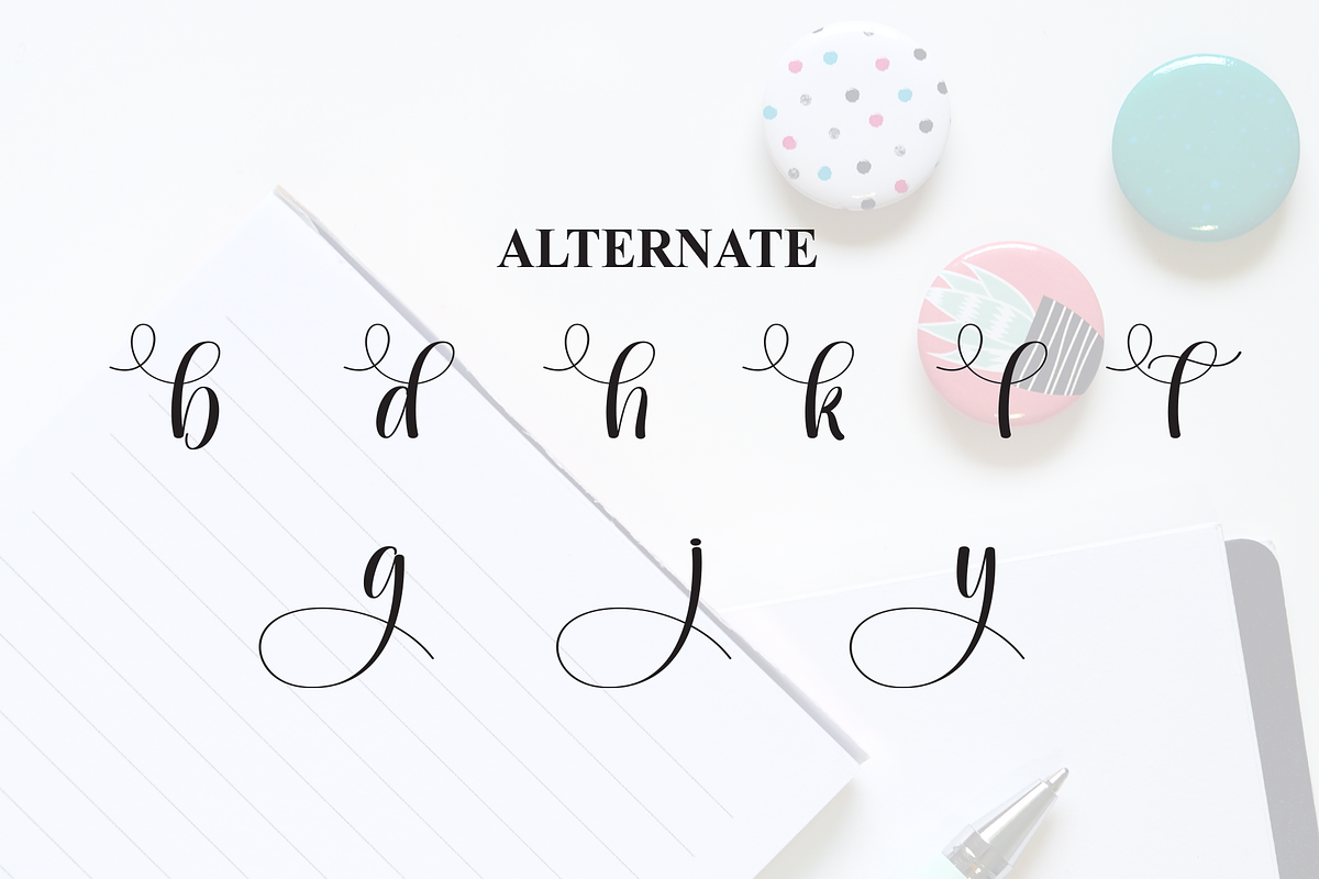 Badge | Script Font, a Handwritten Font by Scratchones (Photo 8 of 9)