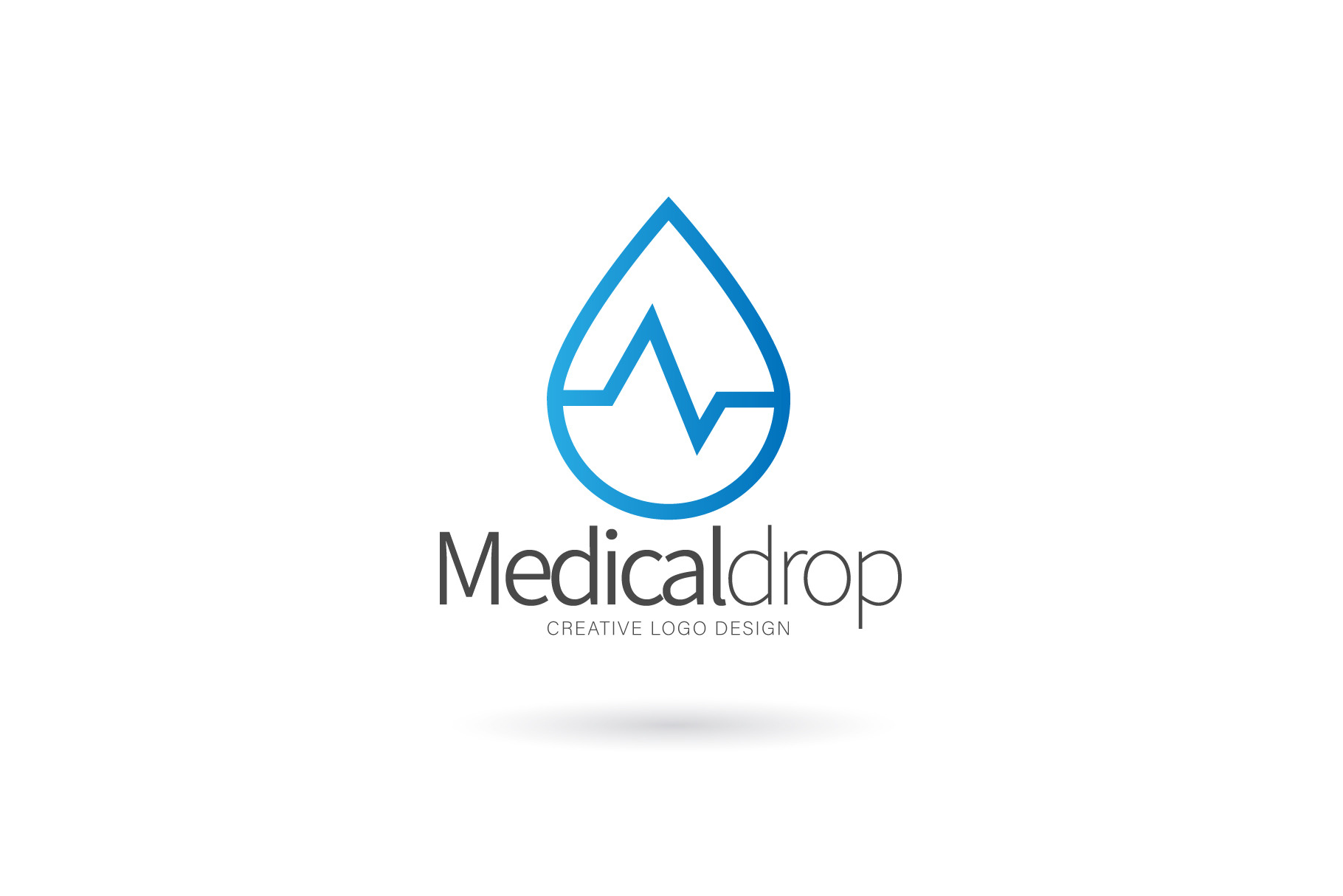 Medical drop logos