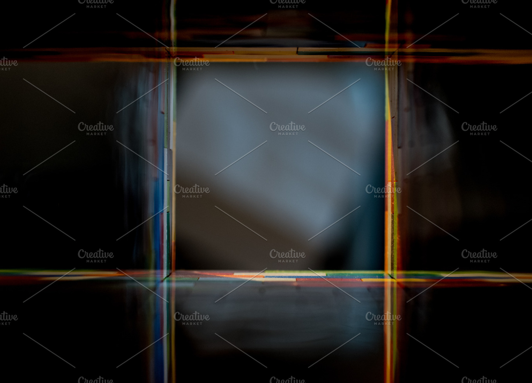 Light reflections containing light, lego, and cube, an Abstract Photo by Nex Apher