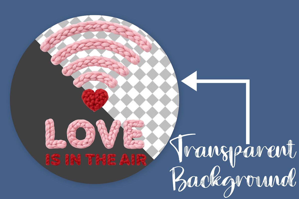 Valentine Love Wifi PNG, Valentine, an Illustration by Canvas Craft (Photo 2 of 7)