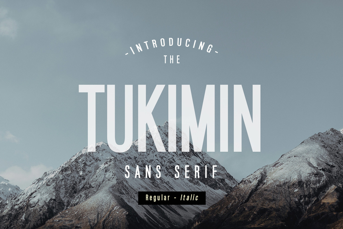 Tukimin Bold Font, a Sans Serif Font by yantodesign (Photo 1 of 8)