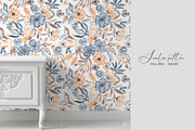 Watercolor Summer Garden Blooms, a Pattern Graphic by SirenaArt (Thumbnail 8 of 13)