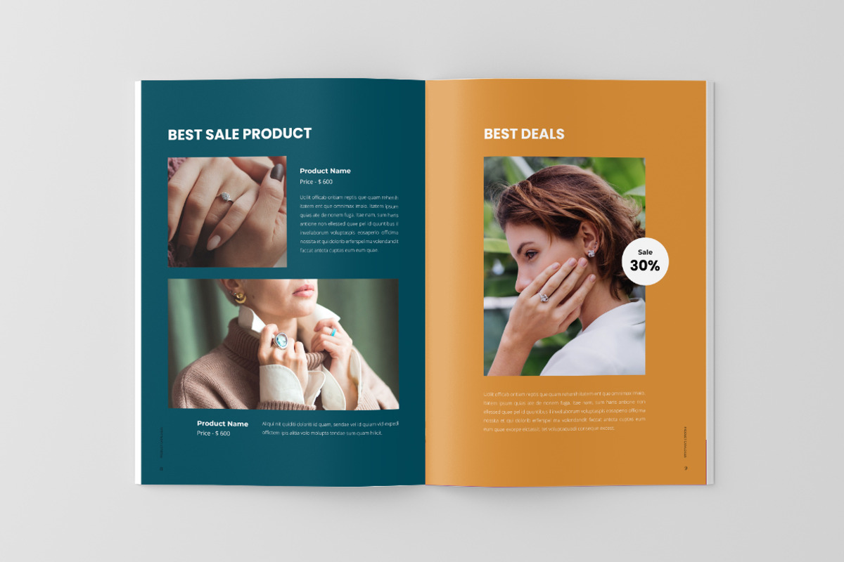 Jewellery Fashion Catalog, a Brochure Template by UICreative (Photo 4 of 4)