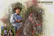 Wet Watercolor Photoshop Action, an Action Add-On by AndriyFM (Thumbnail 8 of 20)