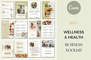Health and Wellness Canva Template, a Magazine Template by Deepa Template Studio (Thumbnail 1 of 17)