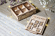 Tic Tac Toe - Laser Cut File, an Object Graphic by VectorPainter (Thumbnail 8 of 18)