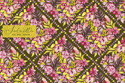 Rich Watercolor Floral Pattern, a Pattern Graphic by SirenaArt (Thumbnail 6 of 17)