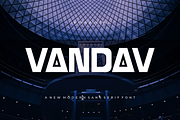 Vandav - Font, a Sans Serif Font by artchiles_design (Thumbnail 1 of 5)