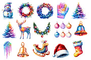 Iridescent Christmas Sublimation, an Illustration by Dream Creation (Thumbnail 3 of 4)