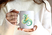 Summer Mermaid Watercolor Clipart, an Illustration by CreationArt (Thumbnail 3 of 9)