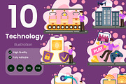 Technology Illustration Pack, an Illustration by baii09 (Thumbnail 1 of 4)