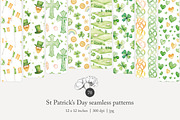 70 St Patrick's Day seamless pattern, a Pattern Graphic by Poppy Lane Studio (Thumbnail 1 of 10)