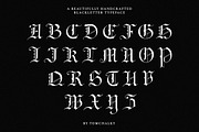 BlackCat Blackletter Vintage Font, a Blackletter Font by Tom Chalky (Thumbnail 2 of 10)