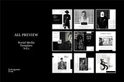 Monochrome Social Media Template, a Social Media Template by Minimalist Logos (Thumbnail 3 of 3)