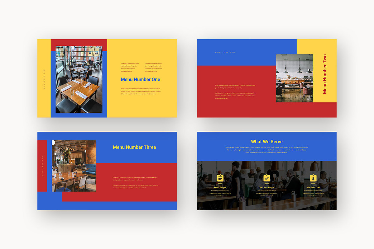 Loba : Food Service Google Slides, a Presentation Template by Punkl Camp (Photo 8 of 15)