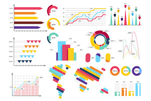 Set Elements Of Infographics. Info