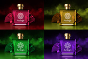 Perfume Label Logo Mockup, a Packaging Mockup by Modaldesain (Thumbnail 1 of 5)
